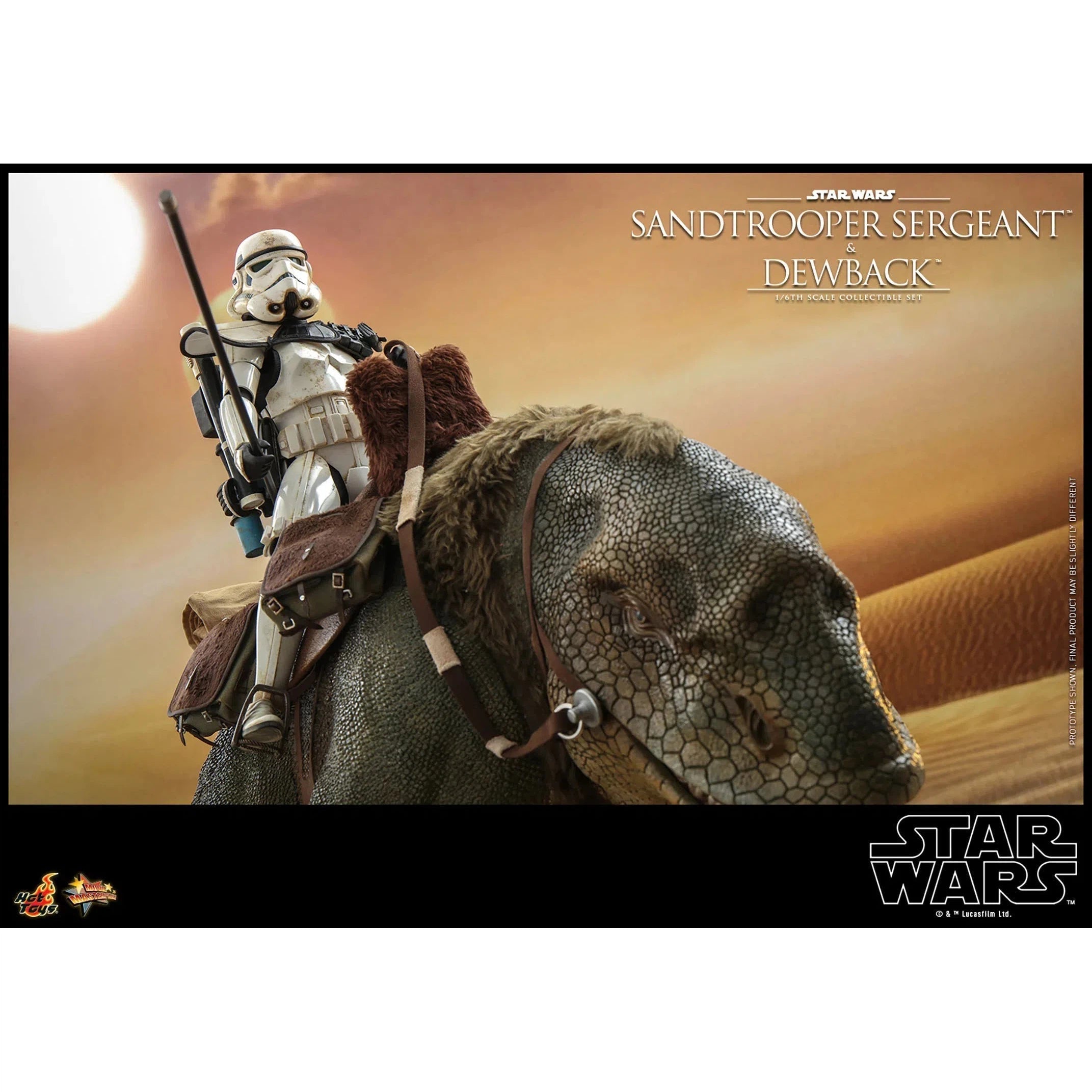 Dewback Deluxe & Sandtrooper Sergeant: Star Wars: A New Hope Hot Toys