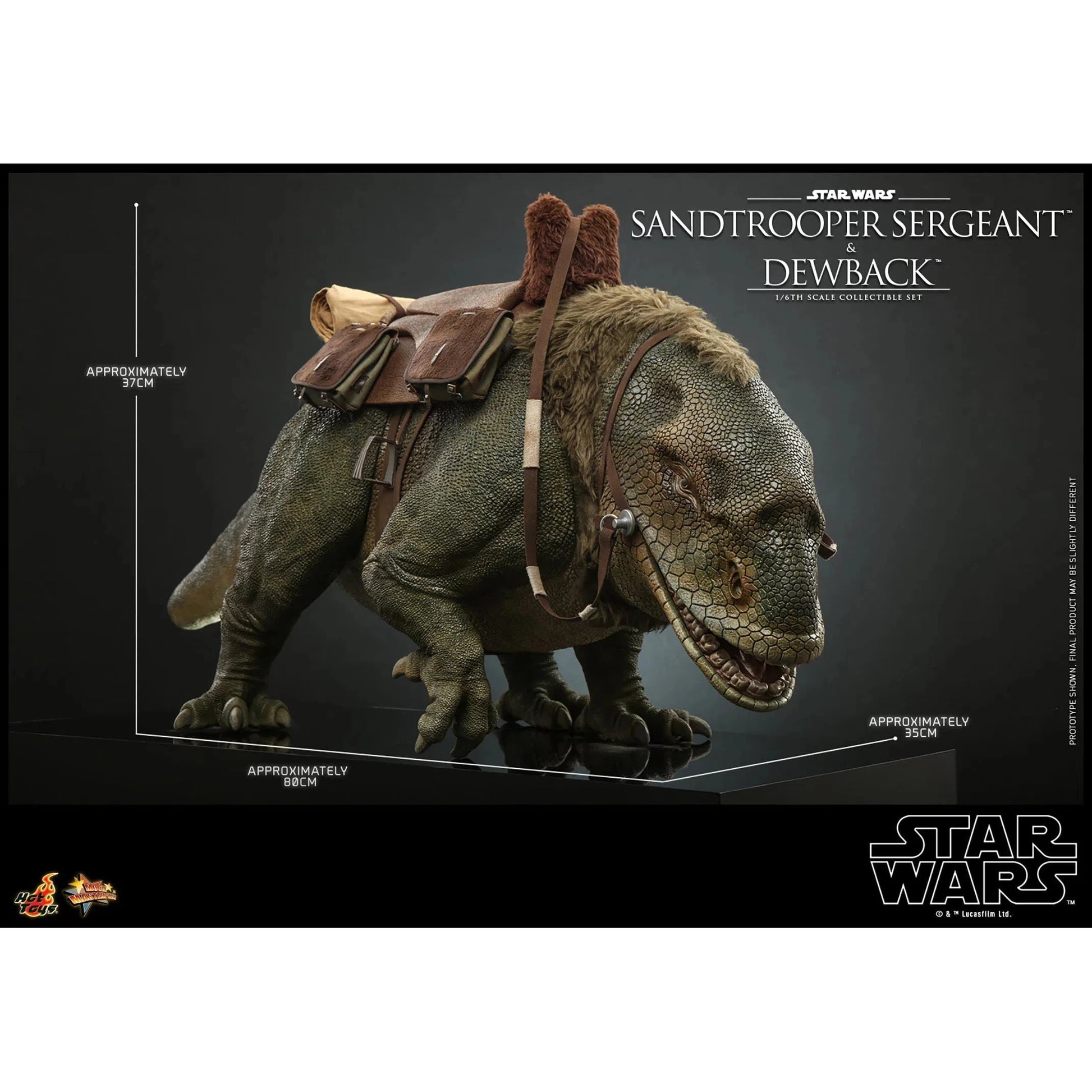 Dewback Deluxe & Sandtrooper Sergeant: Star Wars: A New Hope Hot Toys