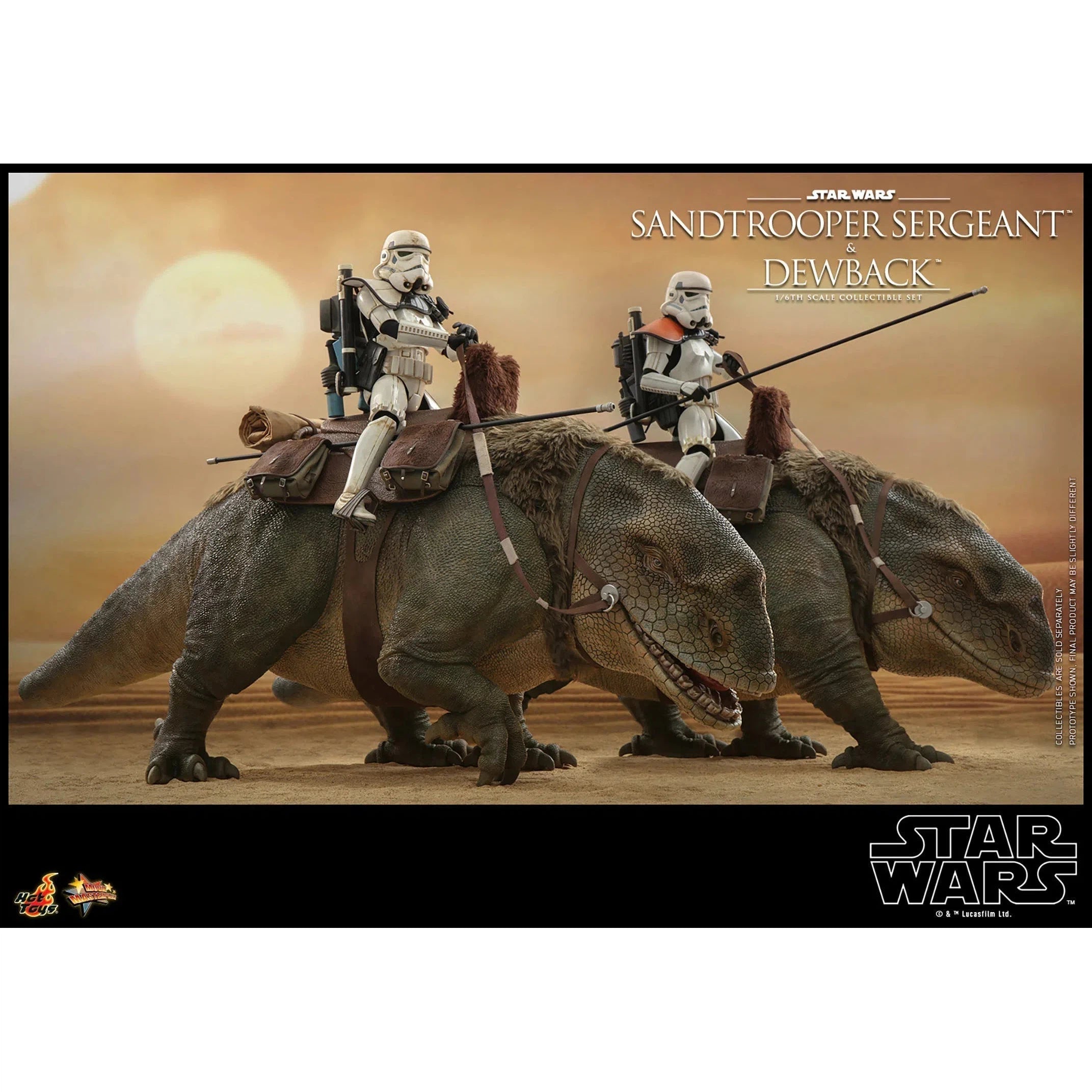 Dewback Deluxe & Sandtrooper Sergeant: Star Wars: A New Hope Hot Toys
