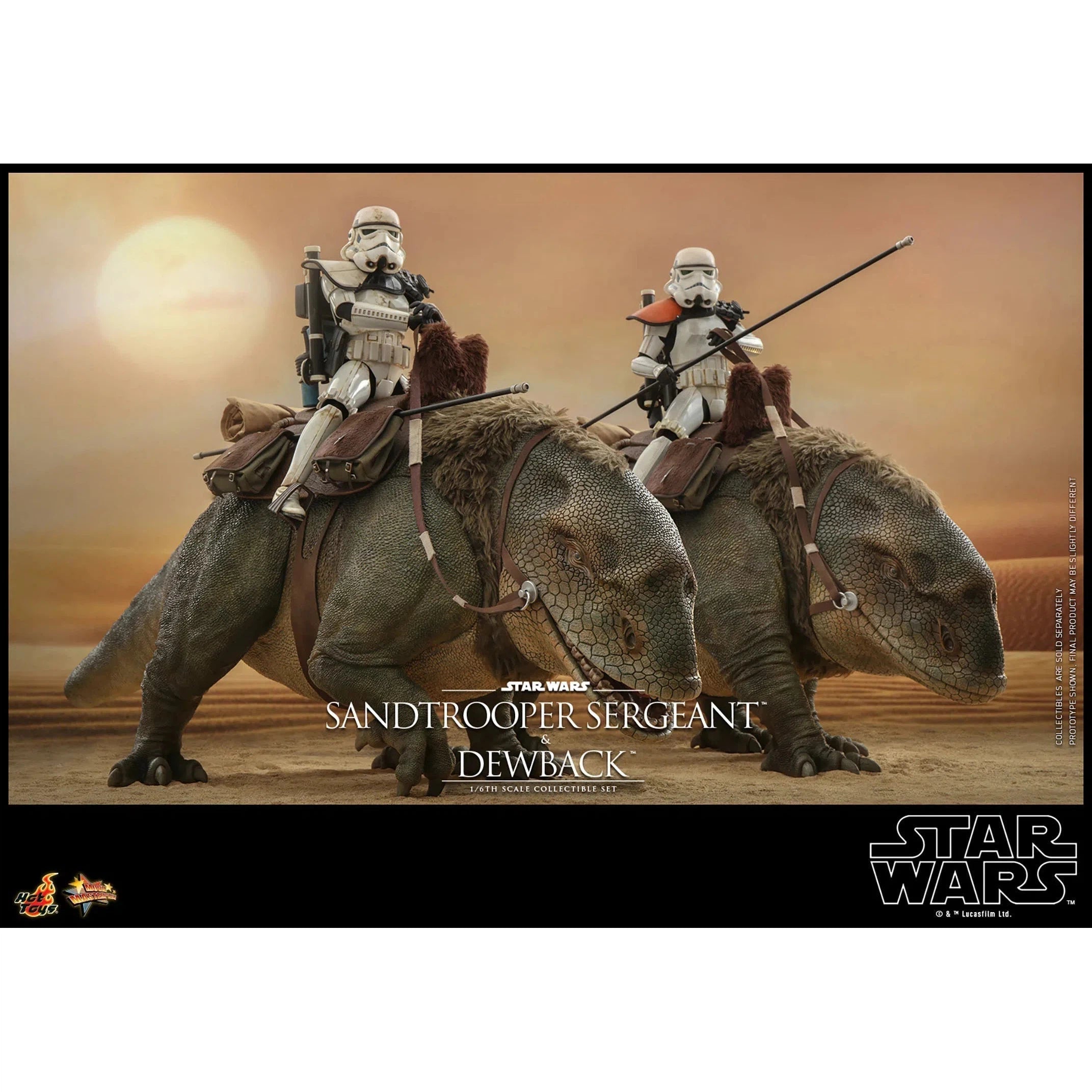 Dewback Deluxe & Sandtrooper Sergeant: Star Wars: A New Hope Hot Toys