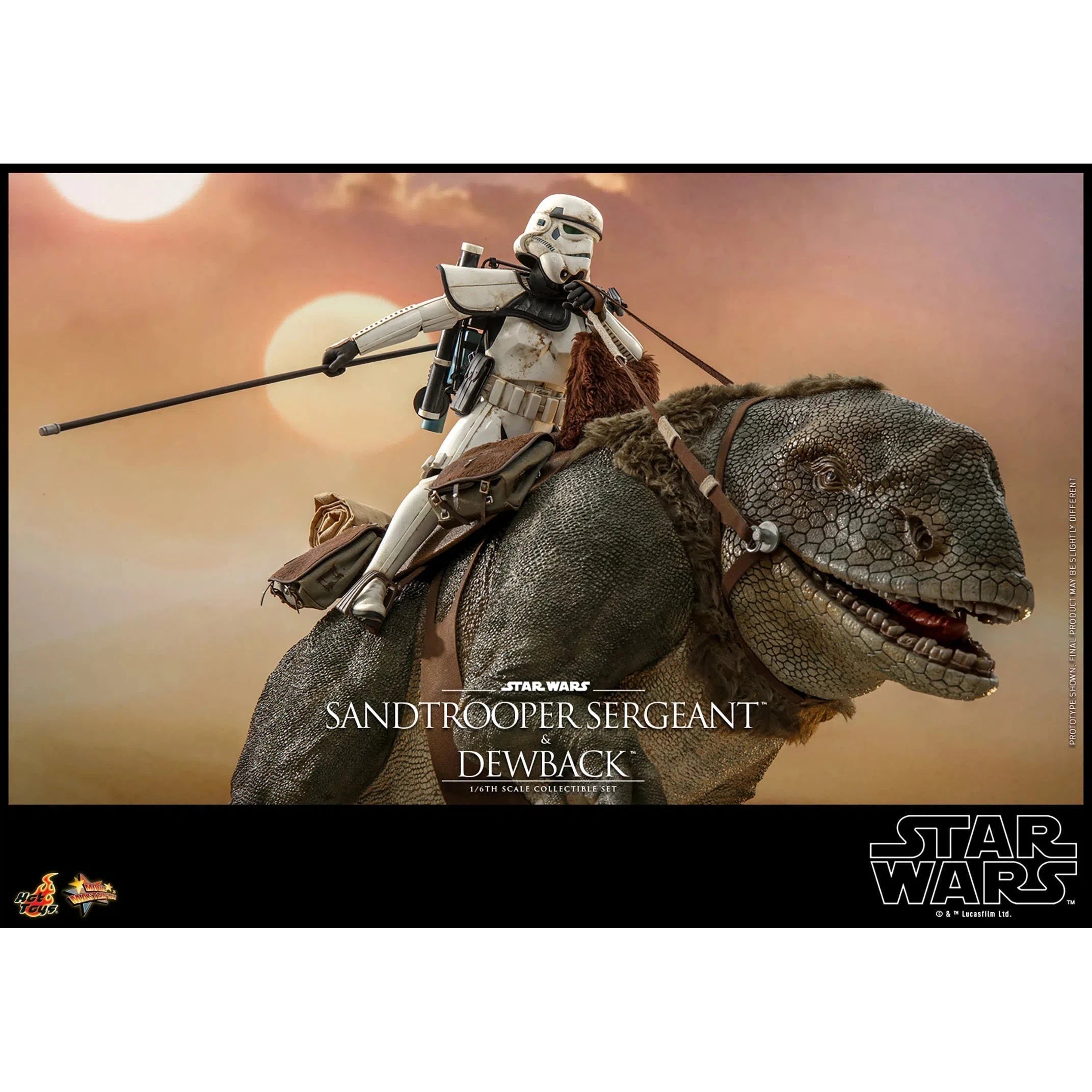 Dewback Deluxe & Sandtrooper Sergeant: Star Wars: A New Hope Hot Toys
