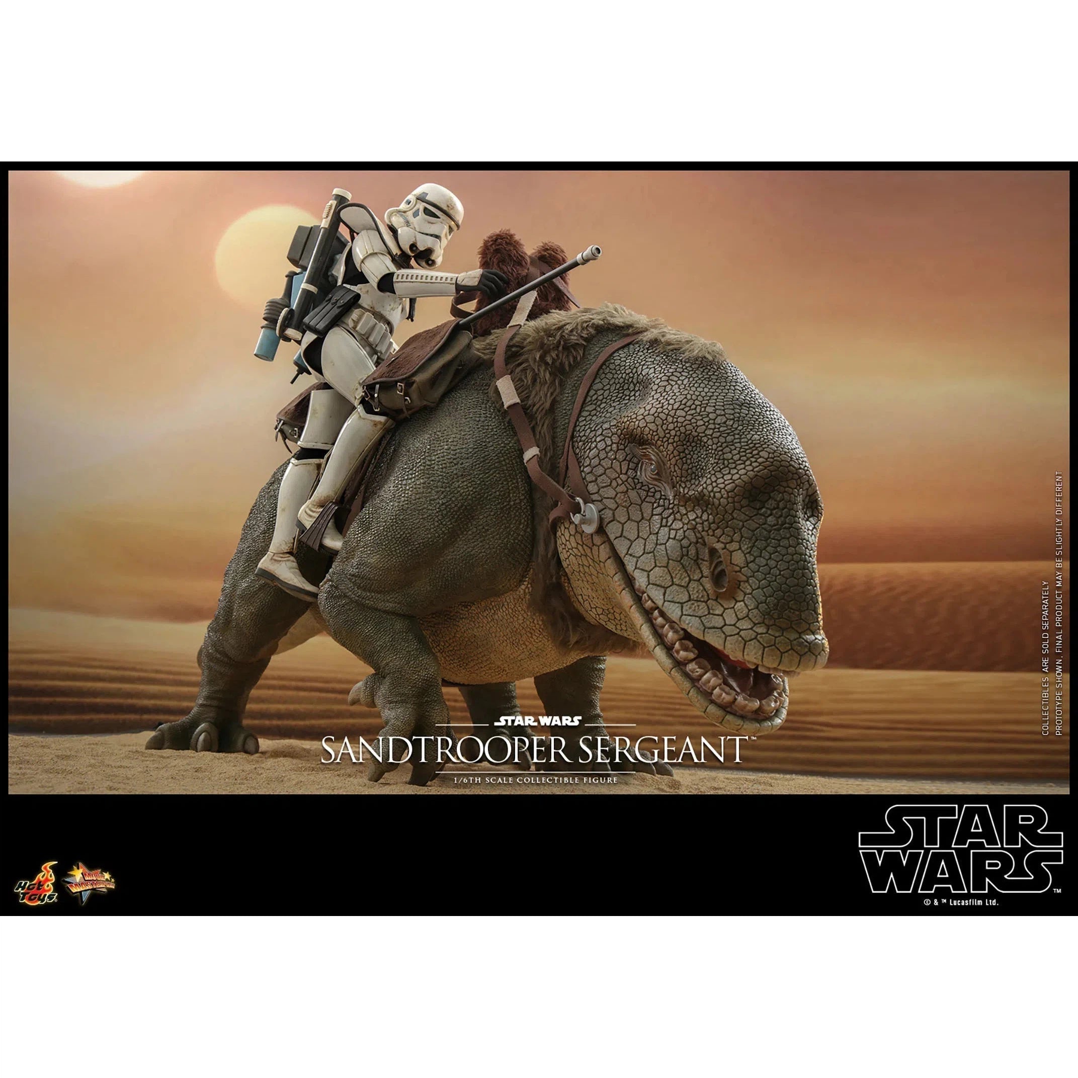 Dewback Deluxe & Sandtrooper Sergeant: Star Wars: A New Hope Hot Toys