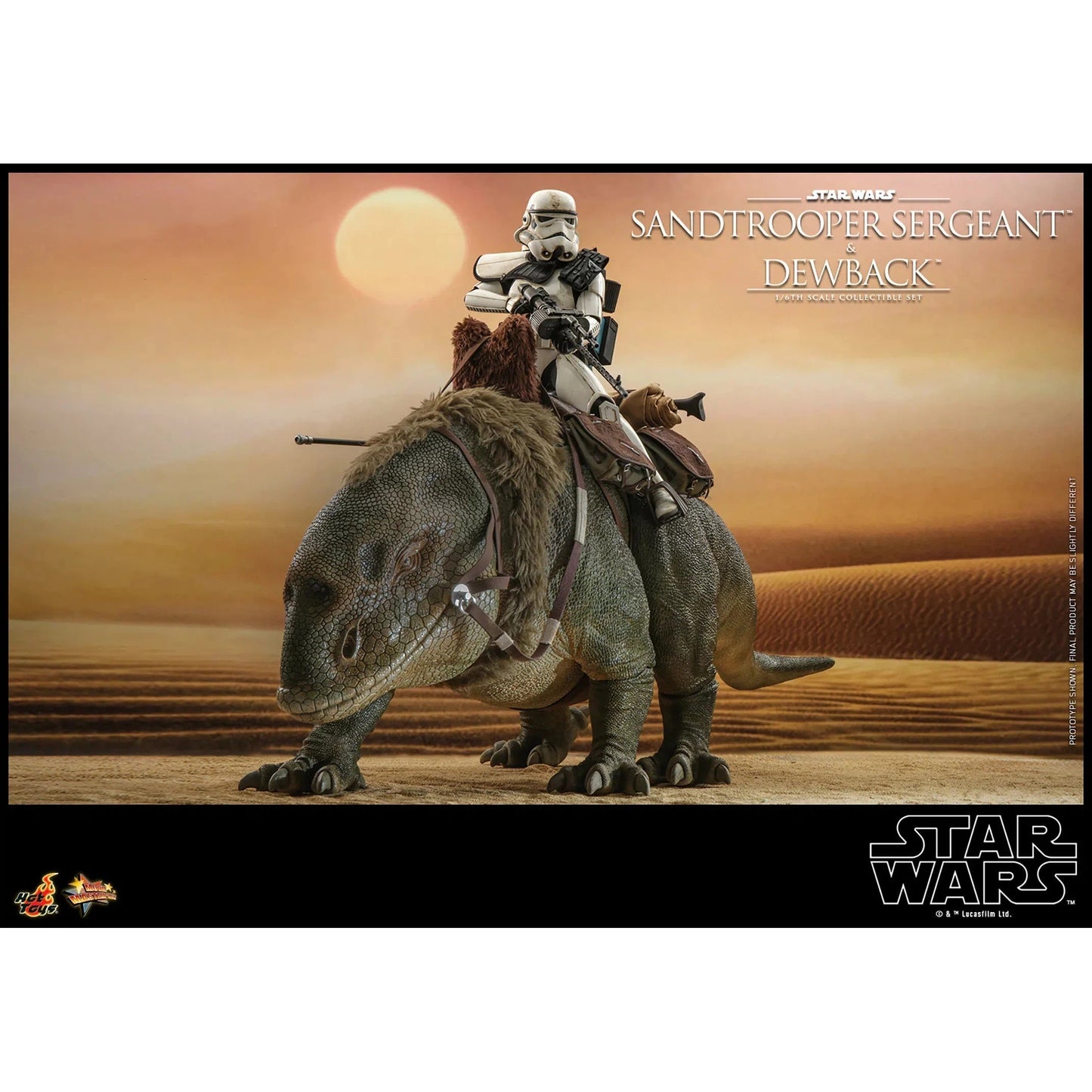 Dewback Deluxe & Sandtrooper Sergeant: Star Wars: A New Hope Hot Toys
