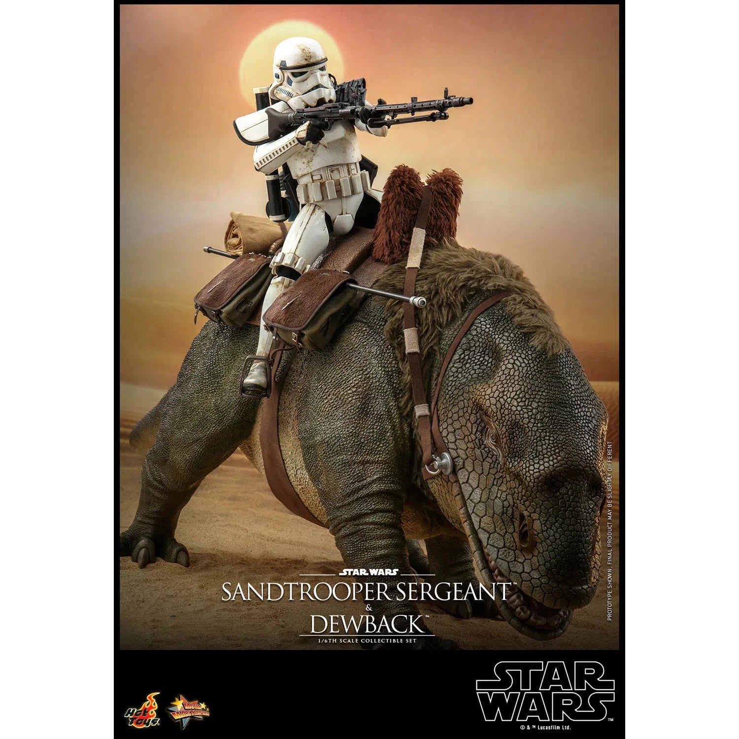 Dewback Deluxe & Sandtrooper Sergeant: Star Wars: A New Hope Hot Toys