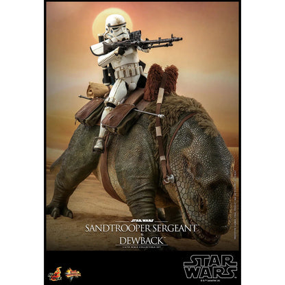 Dewback Deluxe & Sandtrooper Sergeant: Star Wars: A New Hope - Hot Toys Action Figure