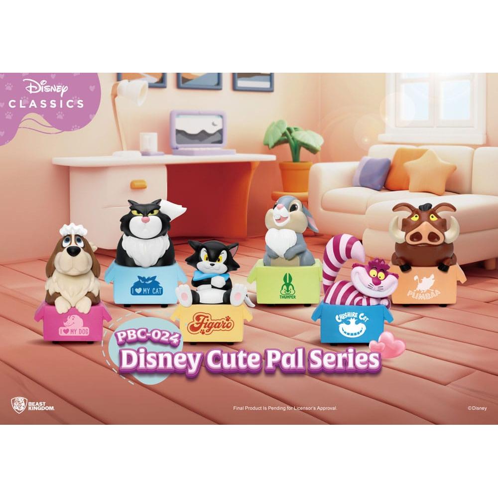 Disney: Cute Pal: Pull Back Cars: Blind Box: Box Of 6 - Beast Kingdom Toys Blind Boxes, Mini Figures & Capsule Toys