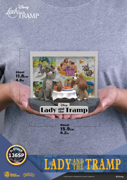 Disney: Lady and the Tramp: D-Stage Statue - Beast Kingdom Toys Statue