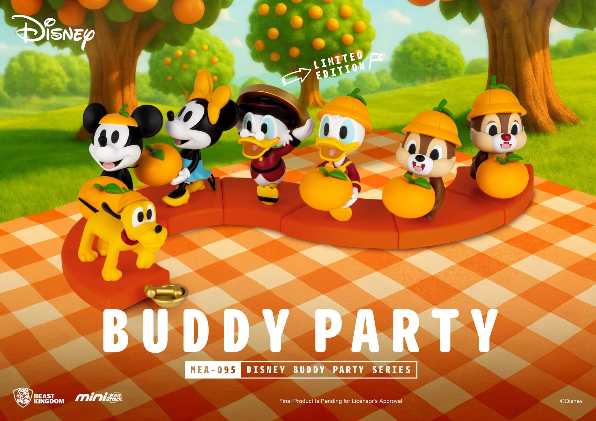Disney: Mini Egg Attack: Buddy Party Series: Boxed Set of 6 Figures - Beast Kingdom Blind Box