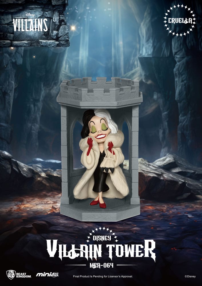 Disney Villains: Villain Tower: Mini Egg Attack: Blind Box: Box Of 6 - Beast Kingdom Toys Blind Boxes, Mini Figures & Capsule Toys