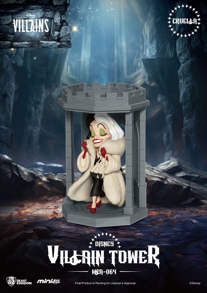 Disney Villains: Villain Tower: Mini Egg Attack: Blind Box: Box Of 6 - Beast Kingdom Toys Blind Boxes, Mini Figures & Capsule Toys