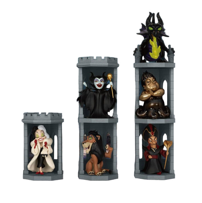 Disney Villains: Villain Tower: Mini Egg Attack: Blind Box: Box Of 6 - Beast Kingdom Toys Blind Boxes, Mini Figures & Capsule Toys