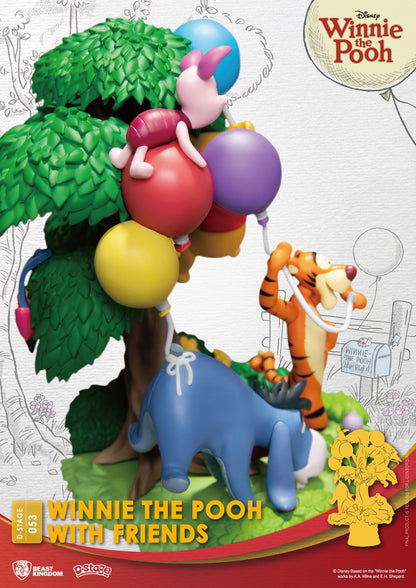 Disney: Winnie The Pooh With Friends: D-Stage Diorama - Beast Kingdom Toys Statue
