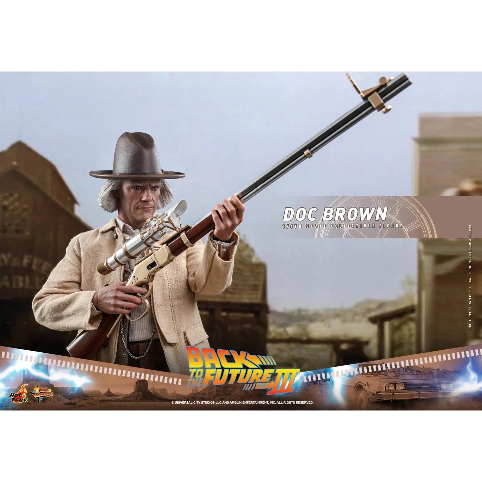 Doc Brown: Back To The Future Part III: MMS617 Hot Toys