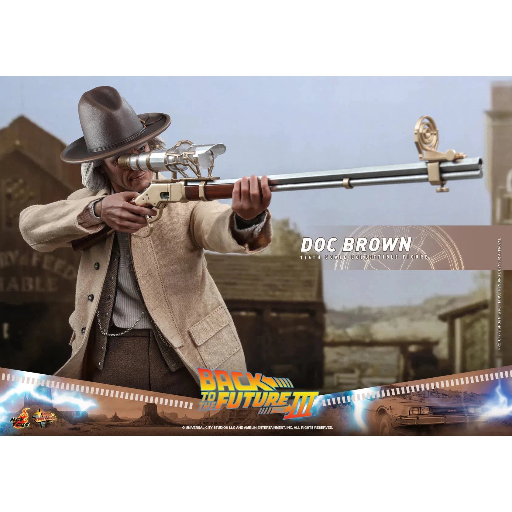 Doc Brown: Back To The Future Part III: MMS617 Hot Toys
