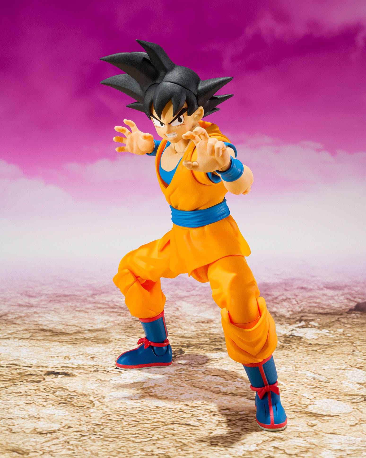 Dragon Ball Daima: Goku: Action Figure: S.H Figuarts: 15cm by Tamashi Nations – Action Figure, [scale], UK stockist Planet Action Figures