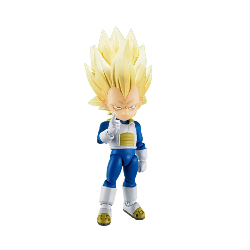 Dragon Ball S.H.Figuarts Action Figure Super Saiyan Level 3 Vegeta (mini) Daima 8 cm - Bandai Tamashii Nations Action Figures