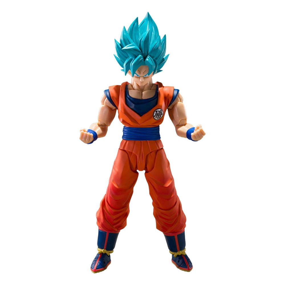 Dragon Ball Super S.H.Figuarts Action Figure Super Saiyan God Super Son Guko (Blue power transcending Limits) 15 cm - Bandai Tamashii Nations Action Figures