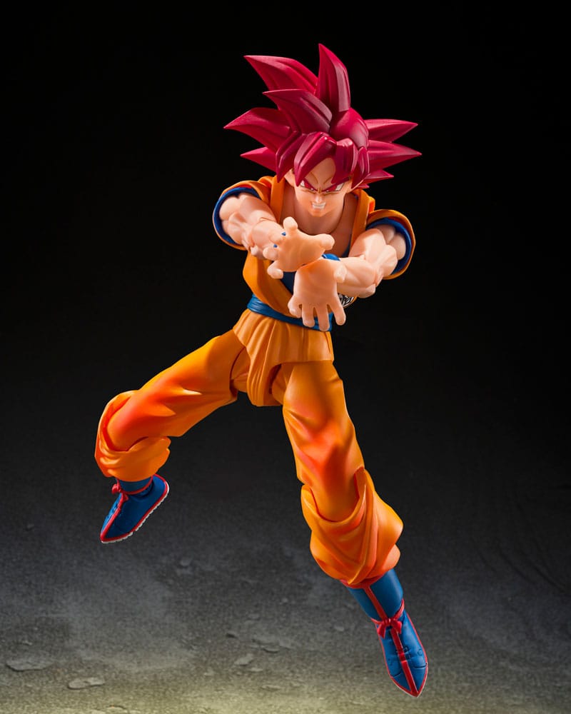 Dragon Ball Super S.H.Figuarts Action Figure Super Saiyan God Son Guko (God Aura) 15 cm - Bandai Tamashii Nations Action figures
