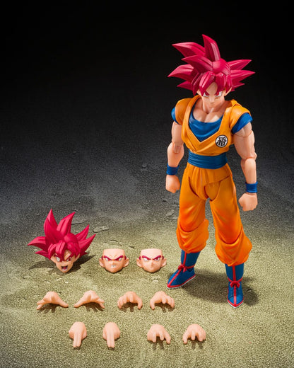 Dragon Ball Super S.H.Figuarts Action Figure Super Saiyan God Son Guko (God Aura) 15 cm - Bandai Tamashii Nations Action figures