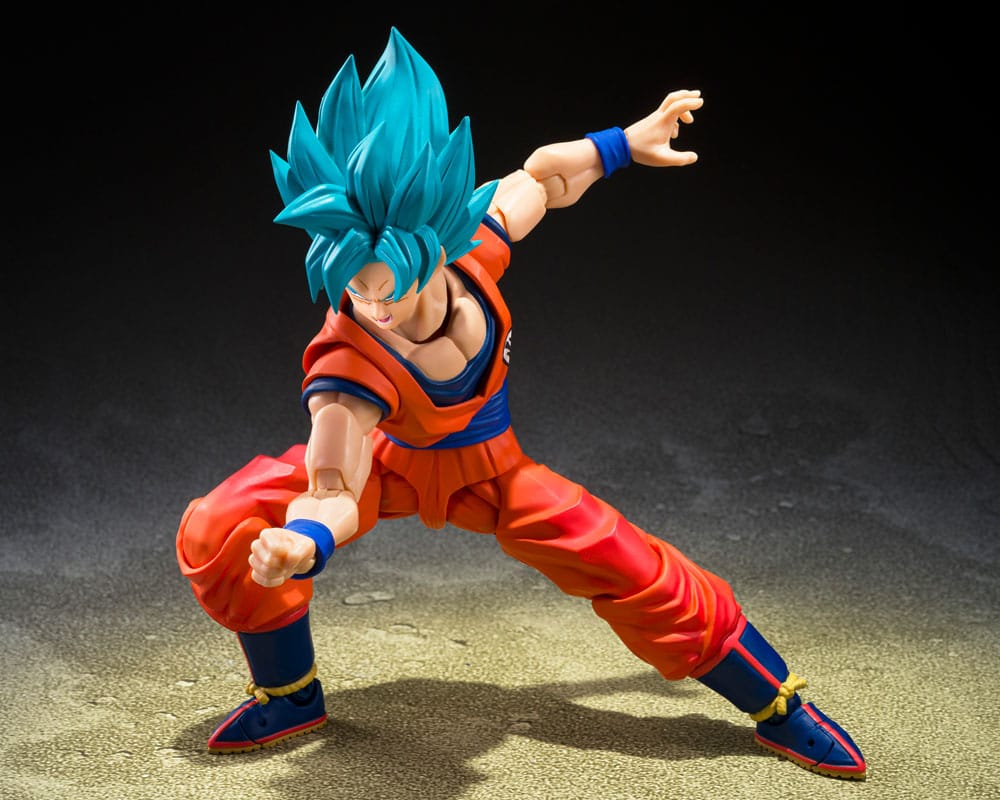 Dragon Ball Super S.H.Figuarts Action Figure Super Saiyan God Super Son Guko (Blue power transcending Limits) 15 cm - Bandai Tamashii Nations Action figures