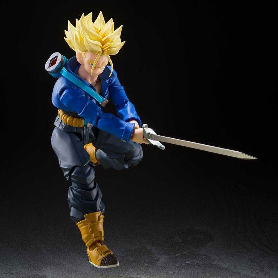 Dragon Ball Z S.H. Figuarts Action Figure Super Saiyan Trunks The Boy from the Future (Reissue) 14 cm - Bandai Tamashii Nations Action Figures