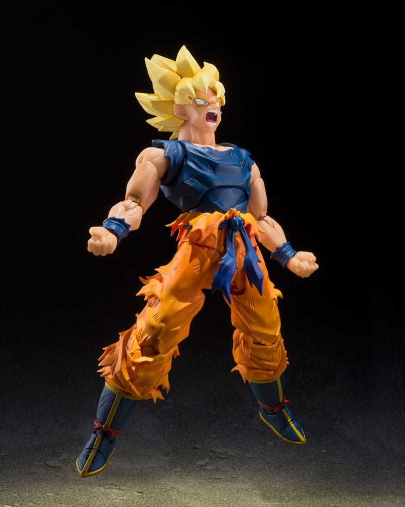 Dragon Ball Z S.H.Figuarts Action Figure Super Saiyan Son Goku (Fighter of Rage) 14 cm - Bandai Tamashii Nations Action Figures