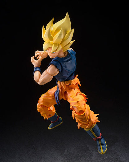 Dragon Ball Z S.H.Figuarts Action Figure Super Saiyan Son Goku (Fighter of Rage) 14 cm - Bandai Tamashii Nations Action Figures