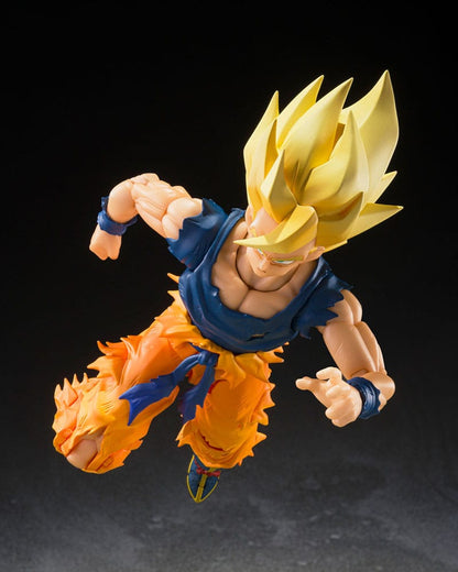 Dragon Ball Z S.H.Figuarts Action Figure Super Saiyan Son Goku (Fighter of Rage) 14 cm - Bandai Tamashii Nations Action Figures