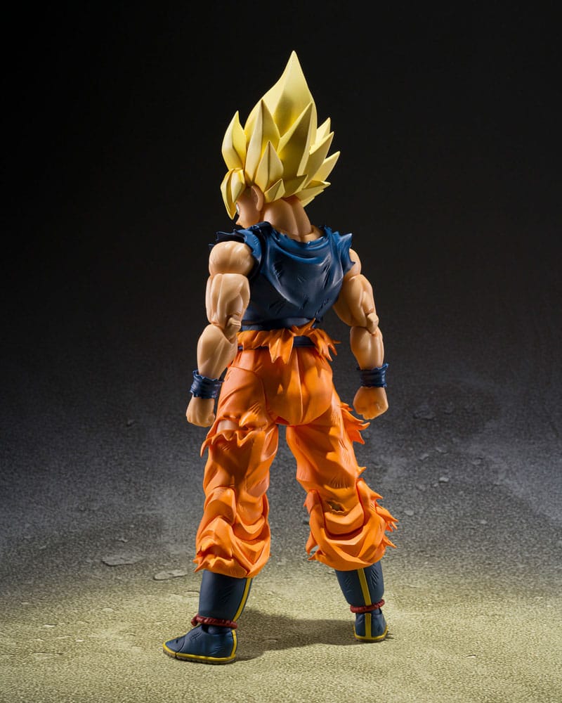 Dragon Ball Z S.H.Figuarts Action Figure Super Saiyan Son Goku (Fighter of Rage) 14 cm - Bandai Tamashii Nations Action Figures