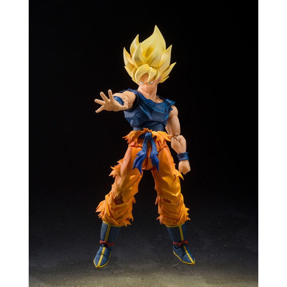 Dragon Ball Z S.H.Figuarts Action Figure Super Saiyan Son Goku (Fighter of Rage) 14 cm - Bandai Tamashii Nations Action figures