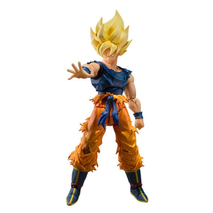 Dragon Ball Z S.H.Figuarts Action Figure Super Saiyan Son Goku (Fighter of Rage) 14 cm - Bandai Tamashii Nations Action Figures