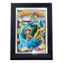 Dragon Ball Z Tamashii Art 3D Relief Picture Son Goku & Dragon 2 - Bandai Tamashii Nations Decoration