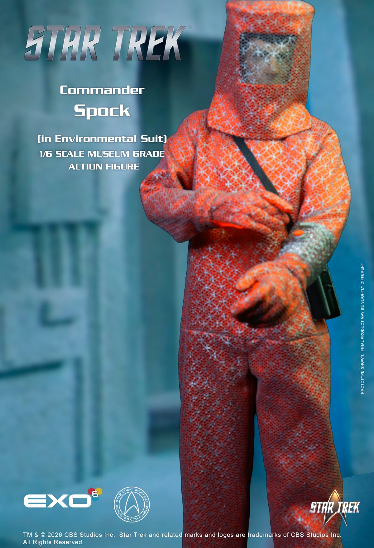 Star Trek: The Original Series Lt. Commander Spock (Environmental Suit) 1/6 Scale Action Figure