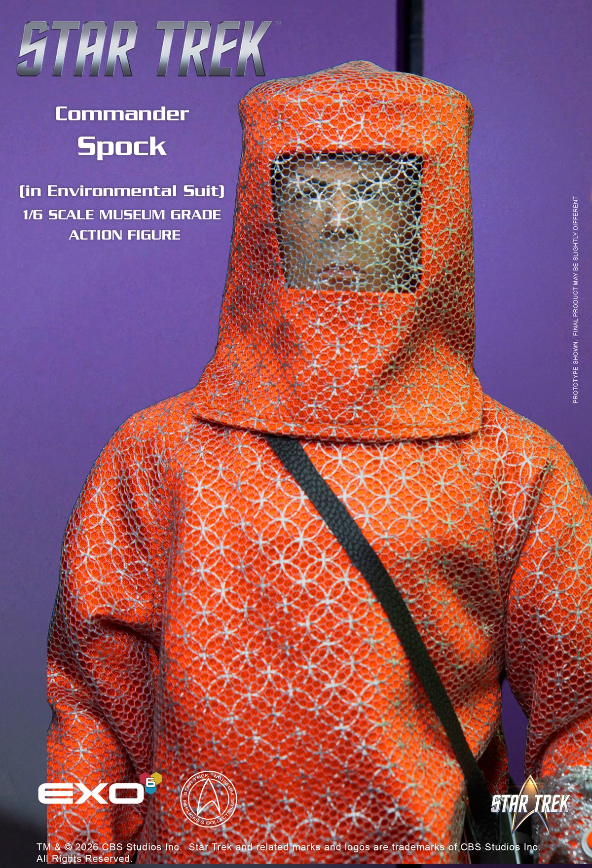 Star Trek: The Original Series Lt. Commander Spock (Environmental Suit) 1/6 Scale Action Figure