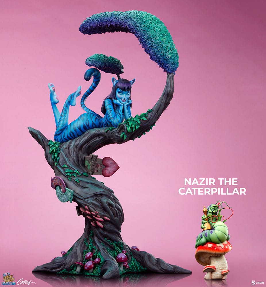 Fairytale Fantasies Collection: Lady Cheshire Cat (Deluxe Edition): Statue - Sideshow Collectibles Statue