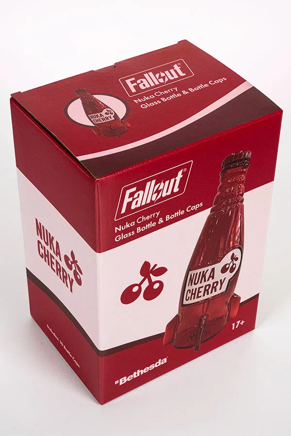 Fallout: Nuka Cola Cherry Glass Bottle & Caps DEVplus