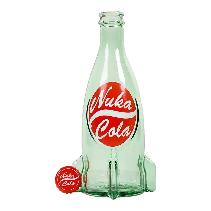 Fallout: Nuka Cola Glass Bottle & Caps