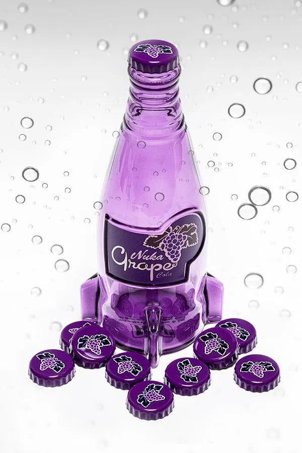 Fallout: Nuka Cola Grape Glass Bottle & Caps DEVplus