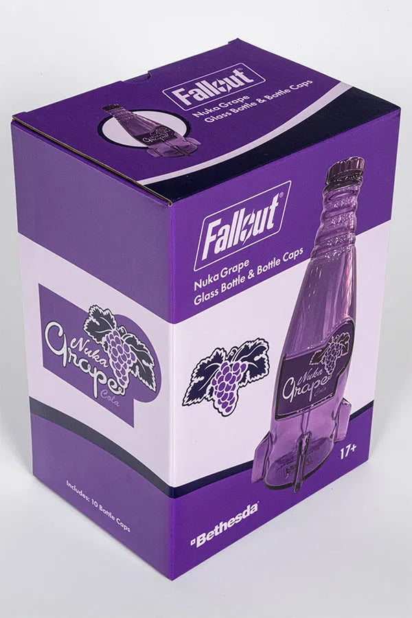 Fallout: Nuka Cola Grape Glass Bottle & Caps DEVplus