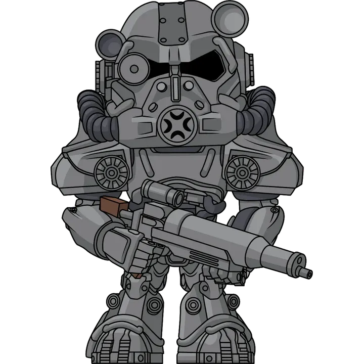 Fallout: T-60 Power Armour: Vinyl Figure: YouTooz by YouTooz – Vinyl Figure, [scale], UK stockist Planet Action Figures