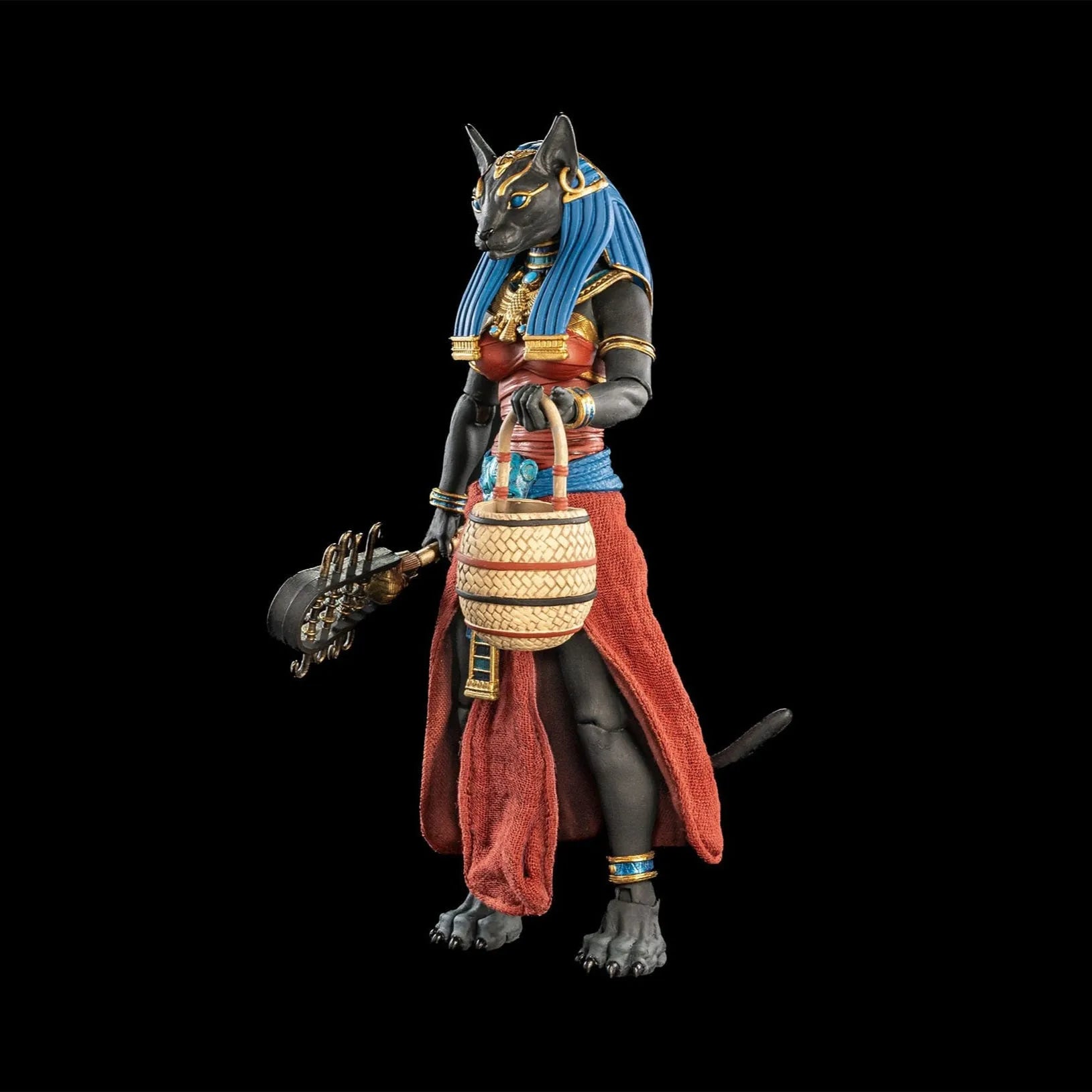 Figura Obscura: Bastet (Black and Red Ver): Action Figure Four Horsemen
