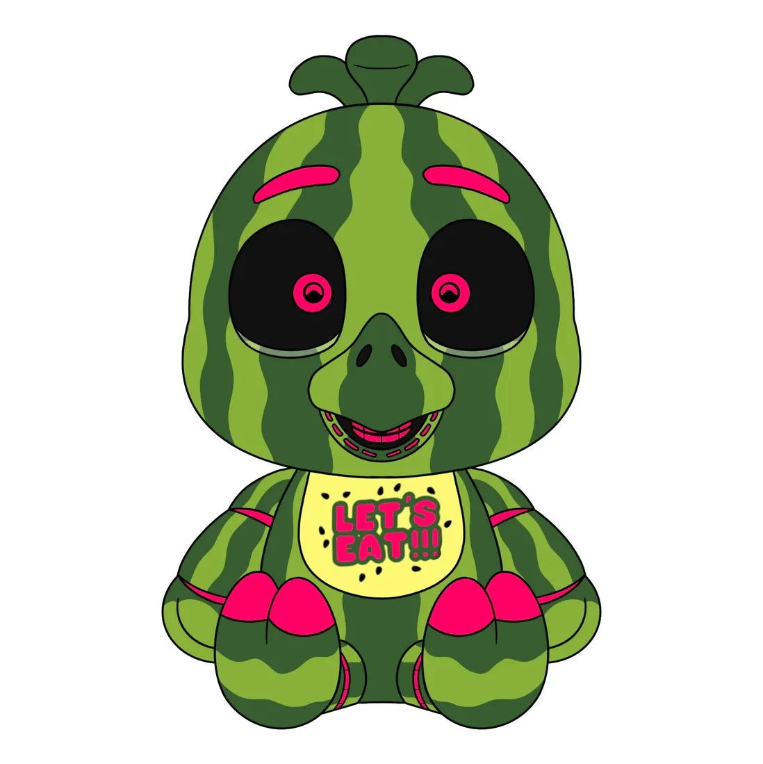 Five Nights at Freddy's: Watermellon Chica: Plush: 9": YouTooz YouTooz