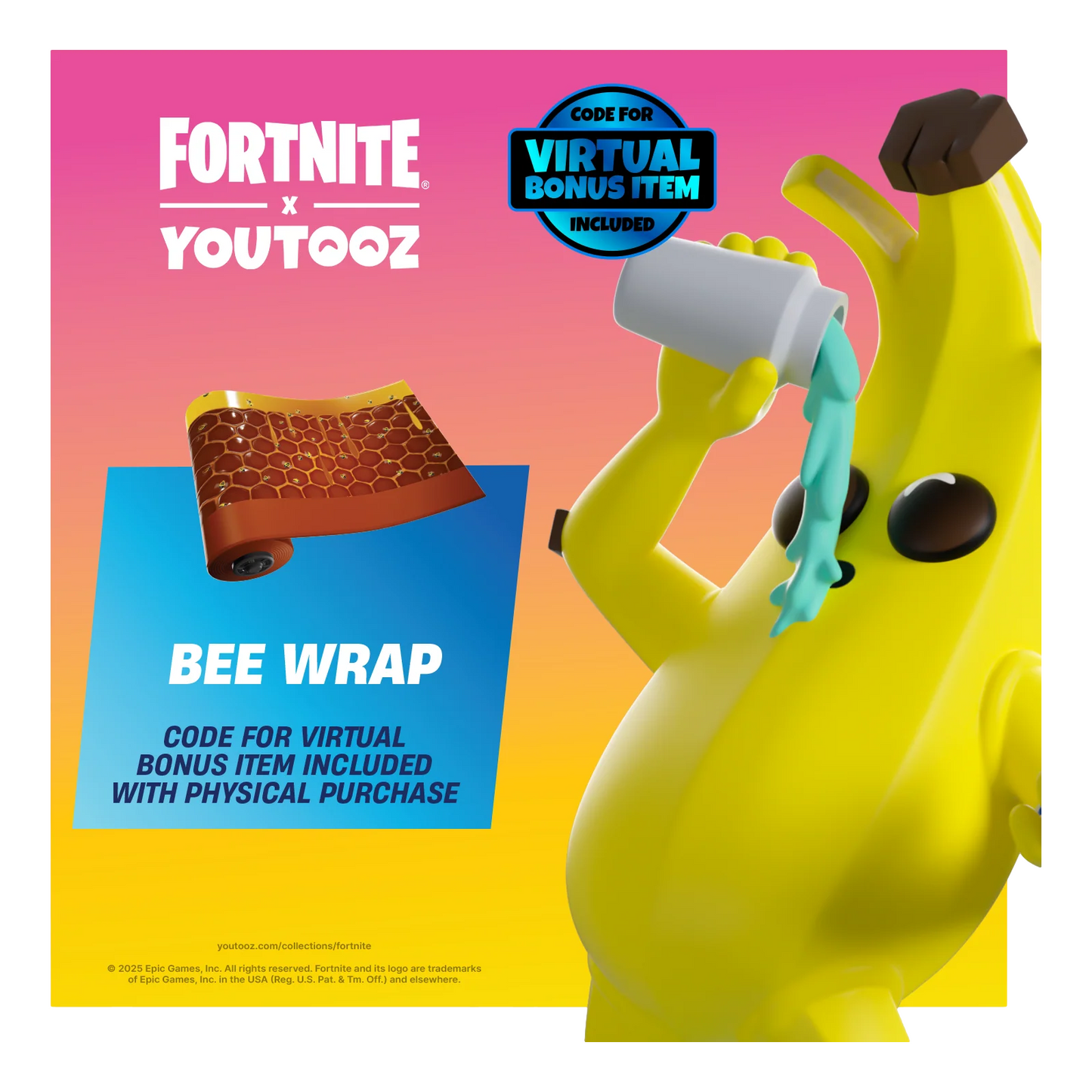 Fortnite: Peely: Vinyl Figure: YouTooz by YouTooz – Vinyl Figure, [scale], UK stockist Planet Action Figures