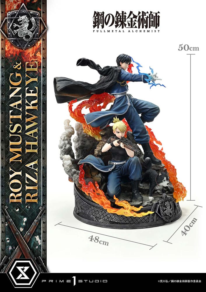 Fullmetal Alchemist Concept Masterline Statue 1/6 Roy Mustang & Riza Hawkeye Deluxe Bonus Version 50 cm - Prime 1 Studio Statues
