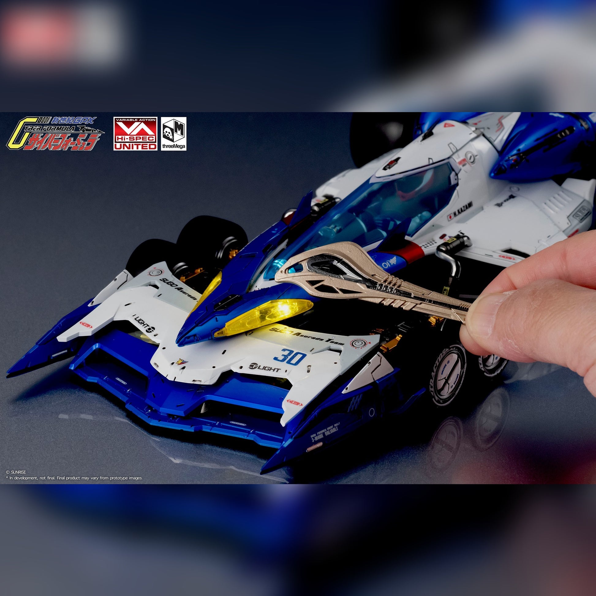 Future GPX Cyber Formula Variable Action Hi-SPEC United Future GPX Cyber Formula Super Asurada 01 ThreeZero