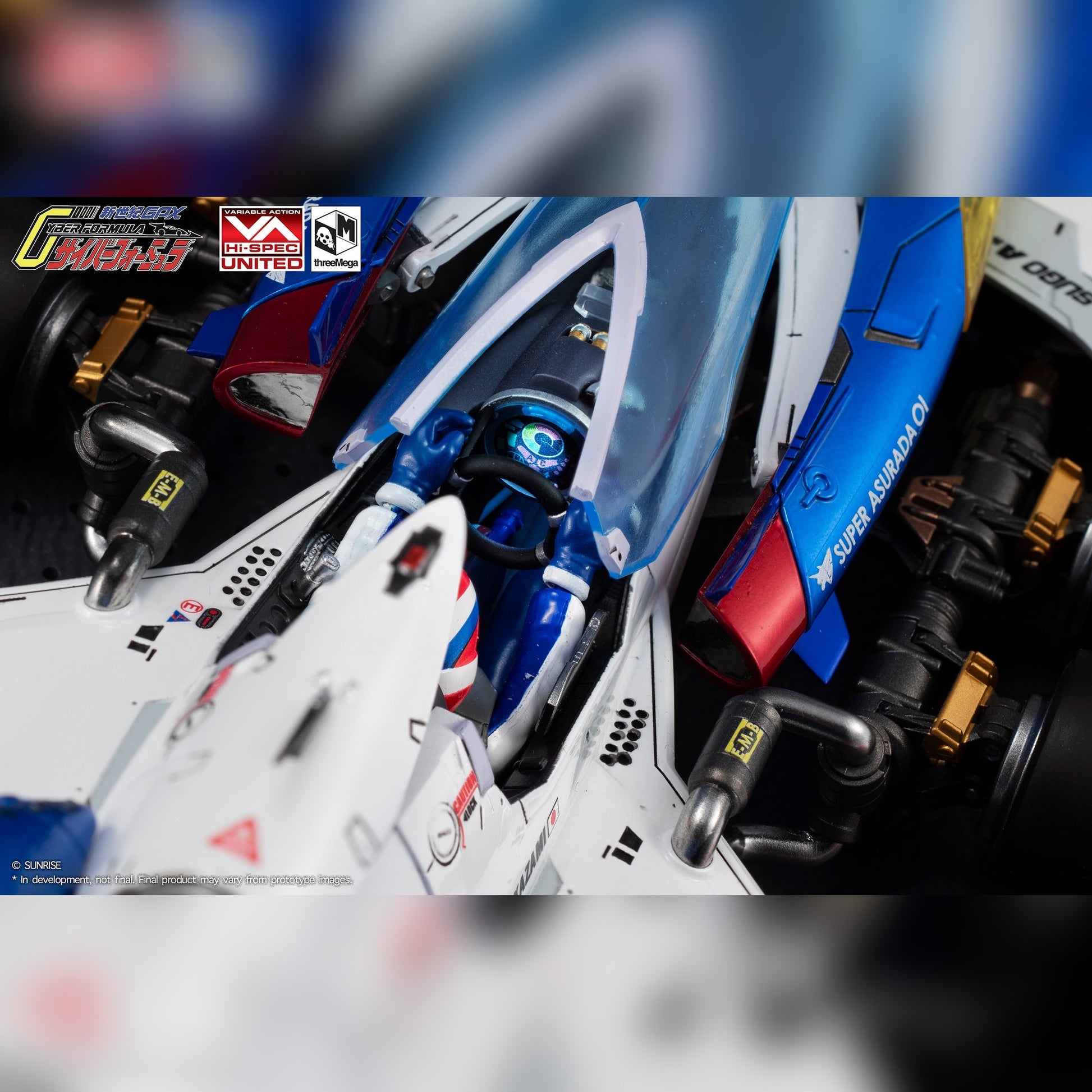 Future GPX Cyber Formula Variable Action Hi-SPEC United Future GPX Cyber Formula Super Asurada 01 ThreeZero