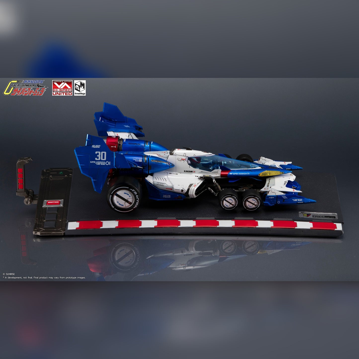 Future GPX Cyber Formula Variable Action Hi-SPEC United Future GPX Cyber Formula Super Asurada 01 ThreeZero