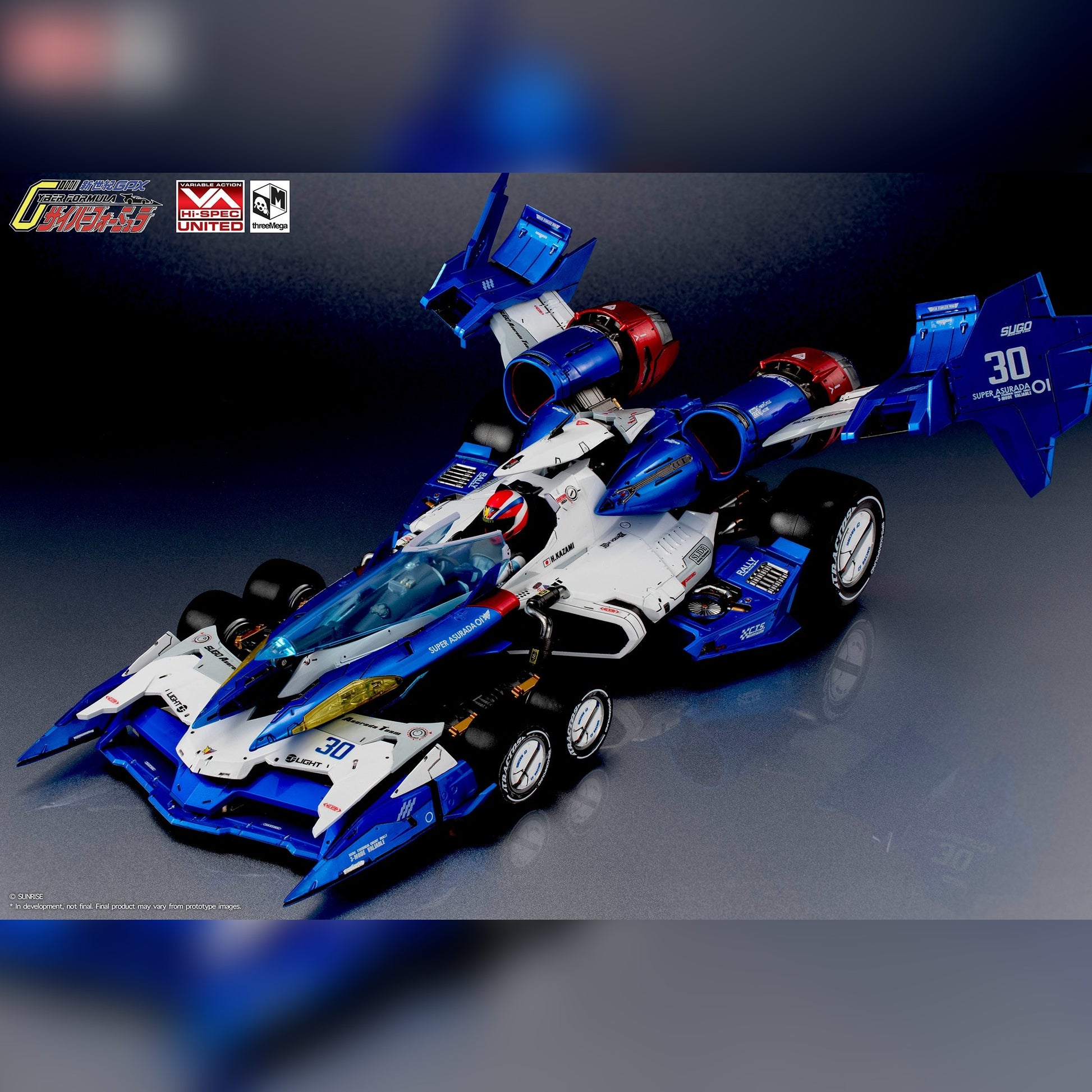 Future GPX Cyber Formula Variable Action Hi-SPEC United Future GPX Cyber Formula Super Asurada 01 ThreeZero