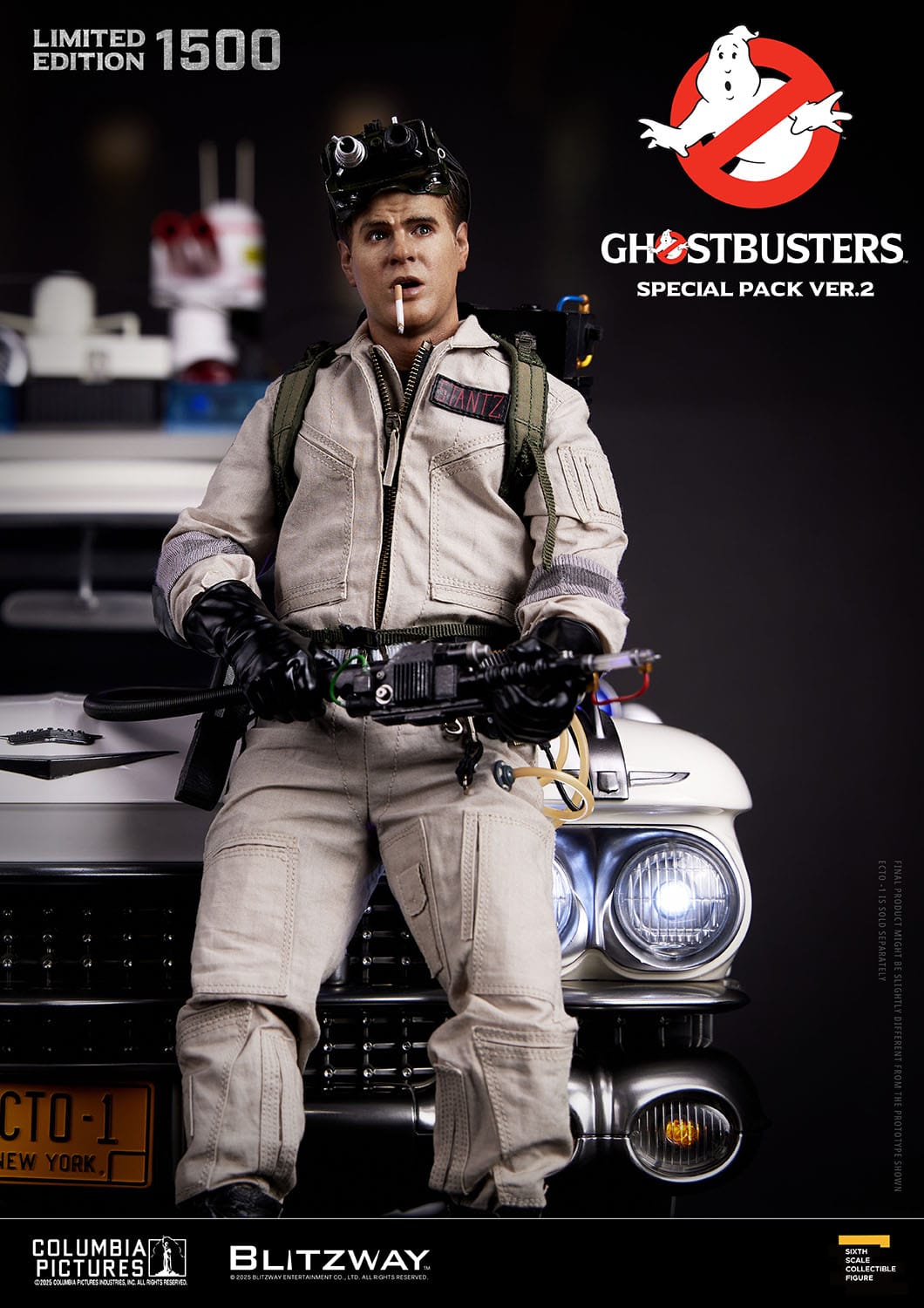 Ghostbusters: 1984: Special Pack: Venkman: Stantz: Spengler: Zeddemore: Limited Edition Set. 2.0 Blitzway