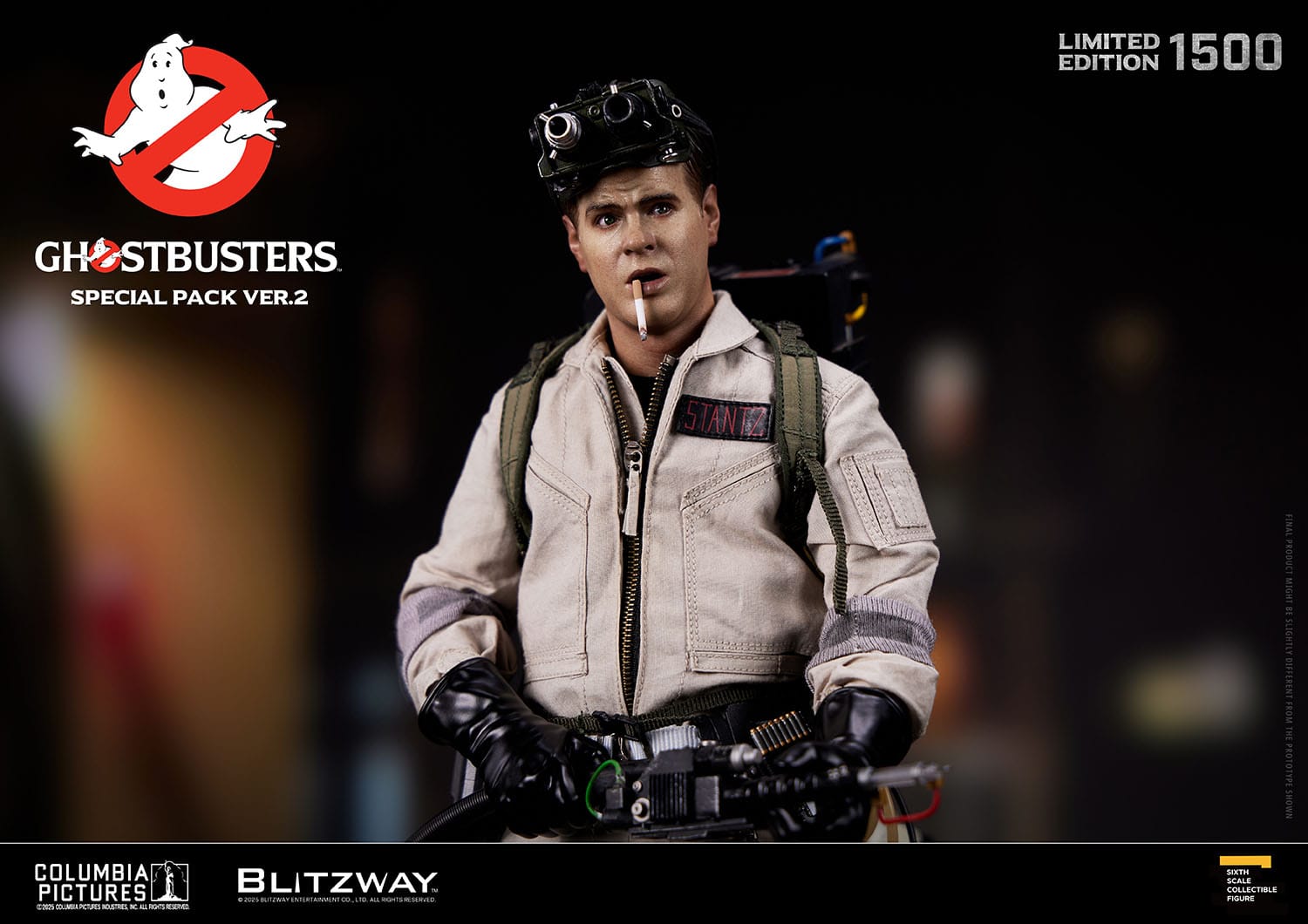 Ghostbusters: 1984: Special Pack: Venkman: Stantz: Spengler: Zeddemore: Limited Edition Set. 2.0 Blitzway